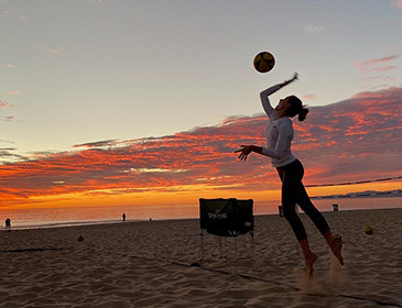 Girls Beach Volleyball