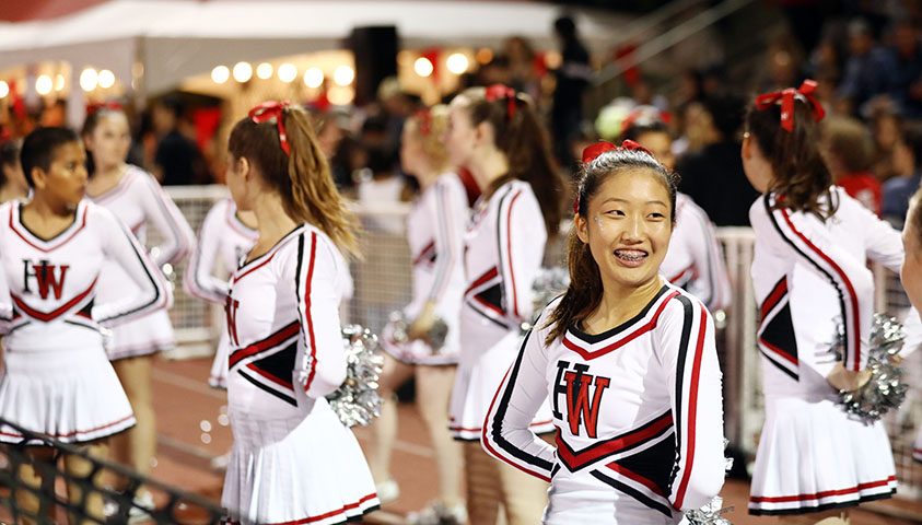 Three Westlake High School students were honored at the White